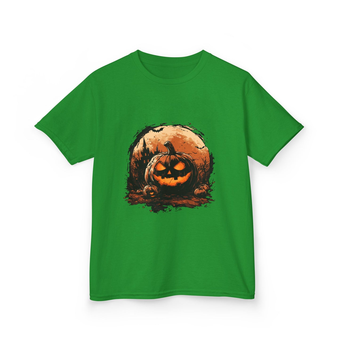 Halloween Pumpkin Kids Tee, Spooky T-Shirt for Children, Autumn Apparel, Trick or Treat Ready, Fall Festival Outfit, Fun Halloween Gift