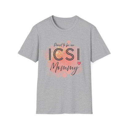 ICSI Mommy Tshirt I Kinderwunsch Shirt I Für Sie I Regenbogen I Proud to be an
