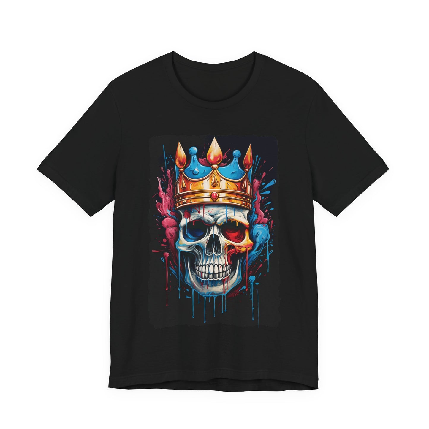 Skull Crown Graphic Tee | Unisex Tee, Edgy T-shirt, Halloween Outfit, Festival Wear, Gift for Him, Unique Style