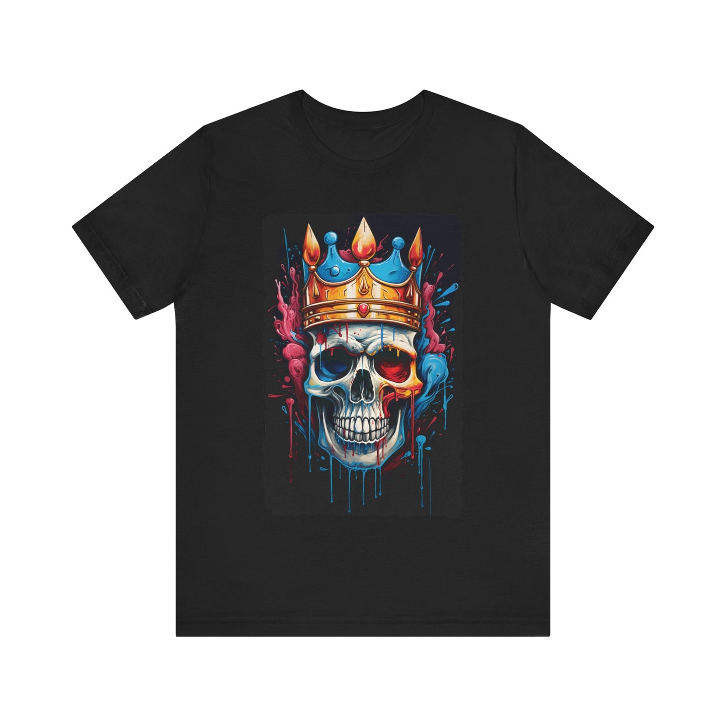 Skull Crown Graphic Tee | Unisex Tee, Edgy T-shirt, Halloween Outfit, Festival Wear, Gift for Him, Unique Style