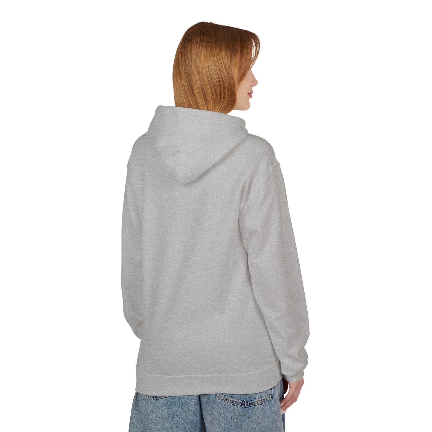 Rainbow Camper Unisex Fleece Hoodie, Cozy Sweatshirt, Camper Gift, Camping Apparel, Rainbow Design, Outdoor Lover Hoodie