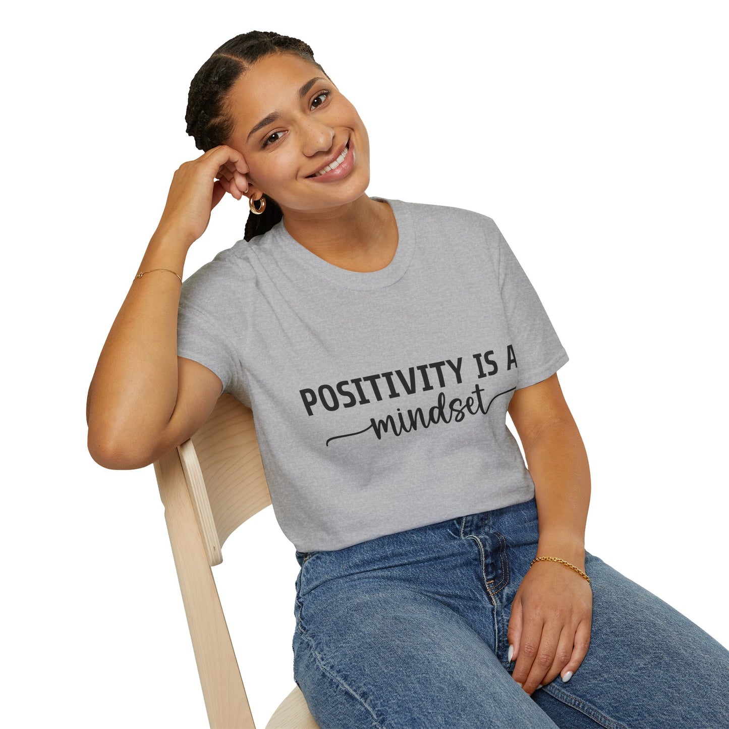 Positivity Is A Mindset Unisex Softstyle T-Shirt | Motivational Tee for Mindfulness, Gift for Friends, Inspirational Fashion, [...]