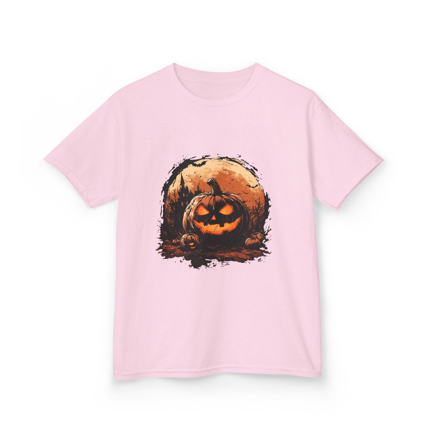 Halloween Pumpkin Kids Tee, Spooky T-Shirt for Children, Autumn Apparel, Trick or Treat Ready, Fall Festival Outfit, Fun Halloween Gift