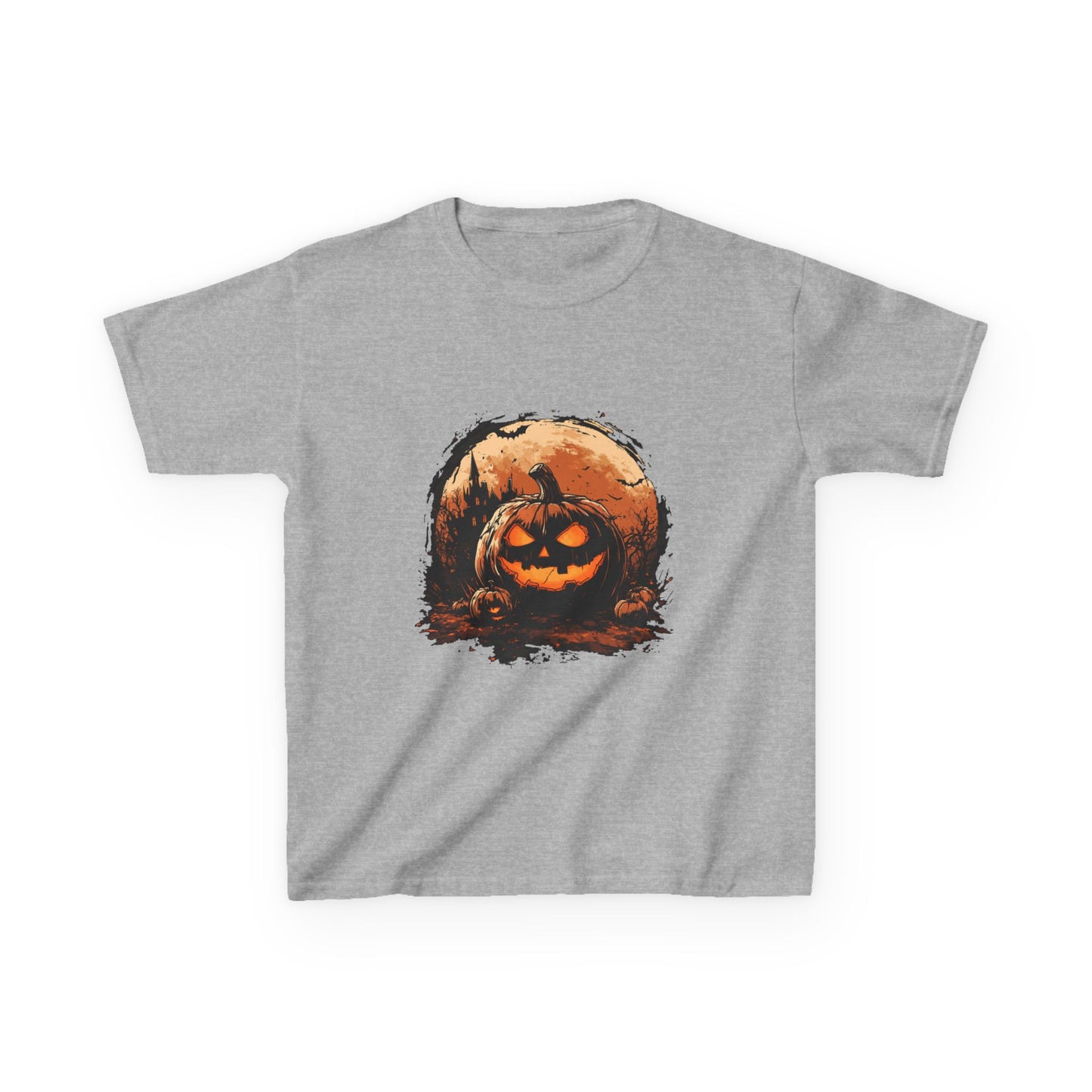 Halloween Pumpkin Kids Tee, Spooky T-Shirt for Children, Autumn Apparel, Trick or Treat Ready, Fall Festival Outfit, Fun Halloween Gift