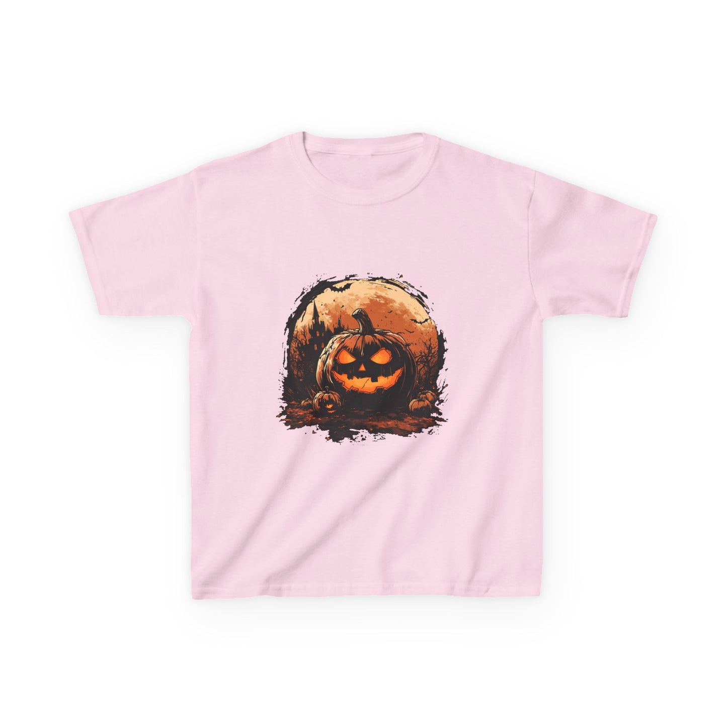 Halloween Pumpkin Kids Tee, Spooky T-Shirt for Children, Autumn Apparel, Trick or Treat Ready, Fall Festival Outfit, Fun Halloween Gift