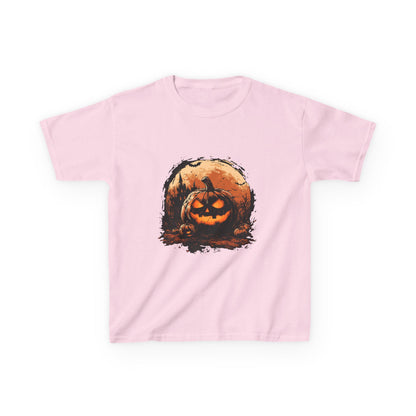 Halloween Pumpkin Kids Tee, Spooky T-Shirt for Children, Autumn Apparel, Trick or Treat Ready, Fall Festival Outfit, Fun Halloween Gift