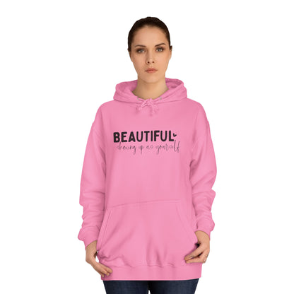 Beautiful College Hoodie, Unisex Sweatshirt, Trendy Campus Apparel, Gift for Students, College Events, Cozy Layering