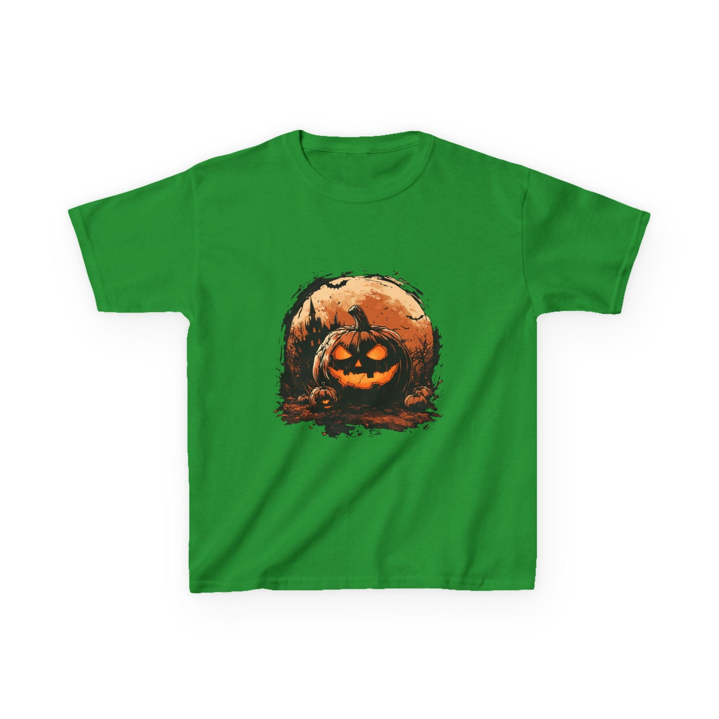 Halloween Pumpkin Kids Tee, Spooky T-Shirt for Children, Autumn Apparel, Trick or Treat Ready, Fall Festival Outfit, Fun Halloween Gift