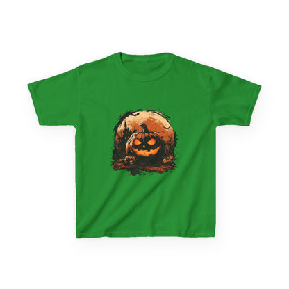 Halloween Pumpkin Kids Tee, Spooky T-Shirt for Children, Autumn Apparel, Trick or Treat Ready, Fall Festival Outfit, Fun Halloween Gift