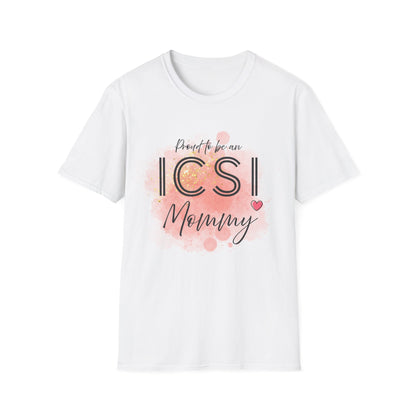 ICSI Mommy Tshirt I Kinderwunsch Shirt I Für Sie I Regenbogen I Proud to be an
