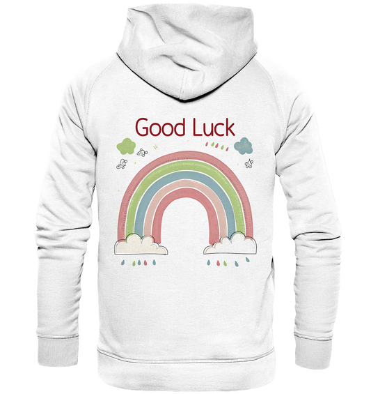 Kinderwunsch Unisex Hoodie - Good Luck Rainbow - Sinjenvibes