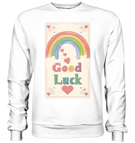 Kinderwunsch Unisex Sweatshirt - Good Luck Card - Sinjenvibes