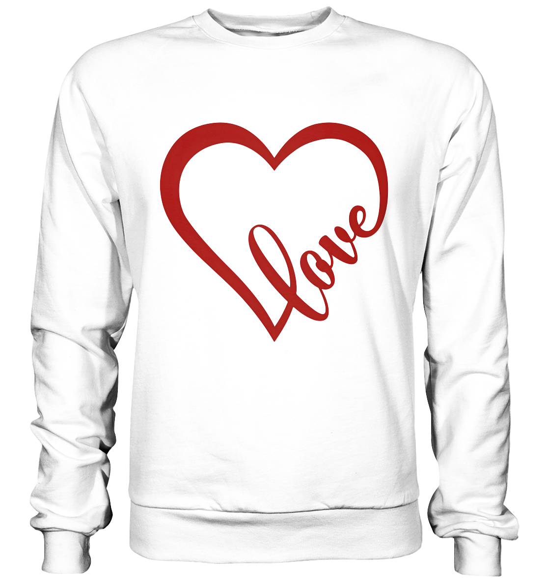 Love Unisex Sweatshirt - Love Heart - Sinjenvibes