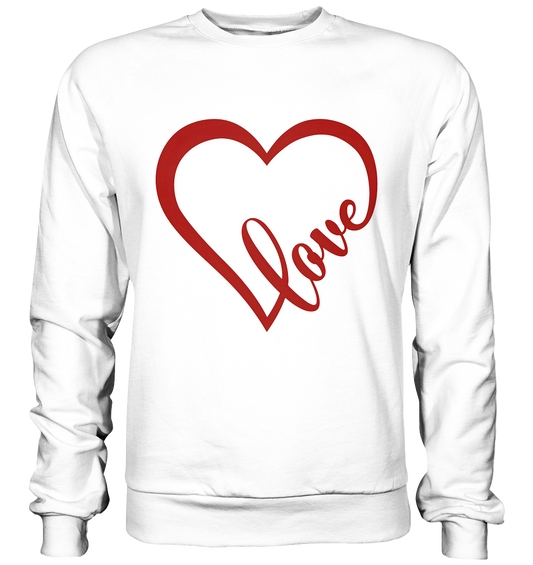 Love Unisex Sweatshirt - Love Heart - Sinjenvibes