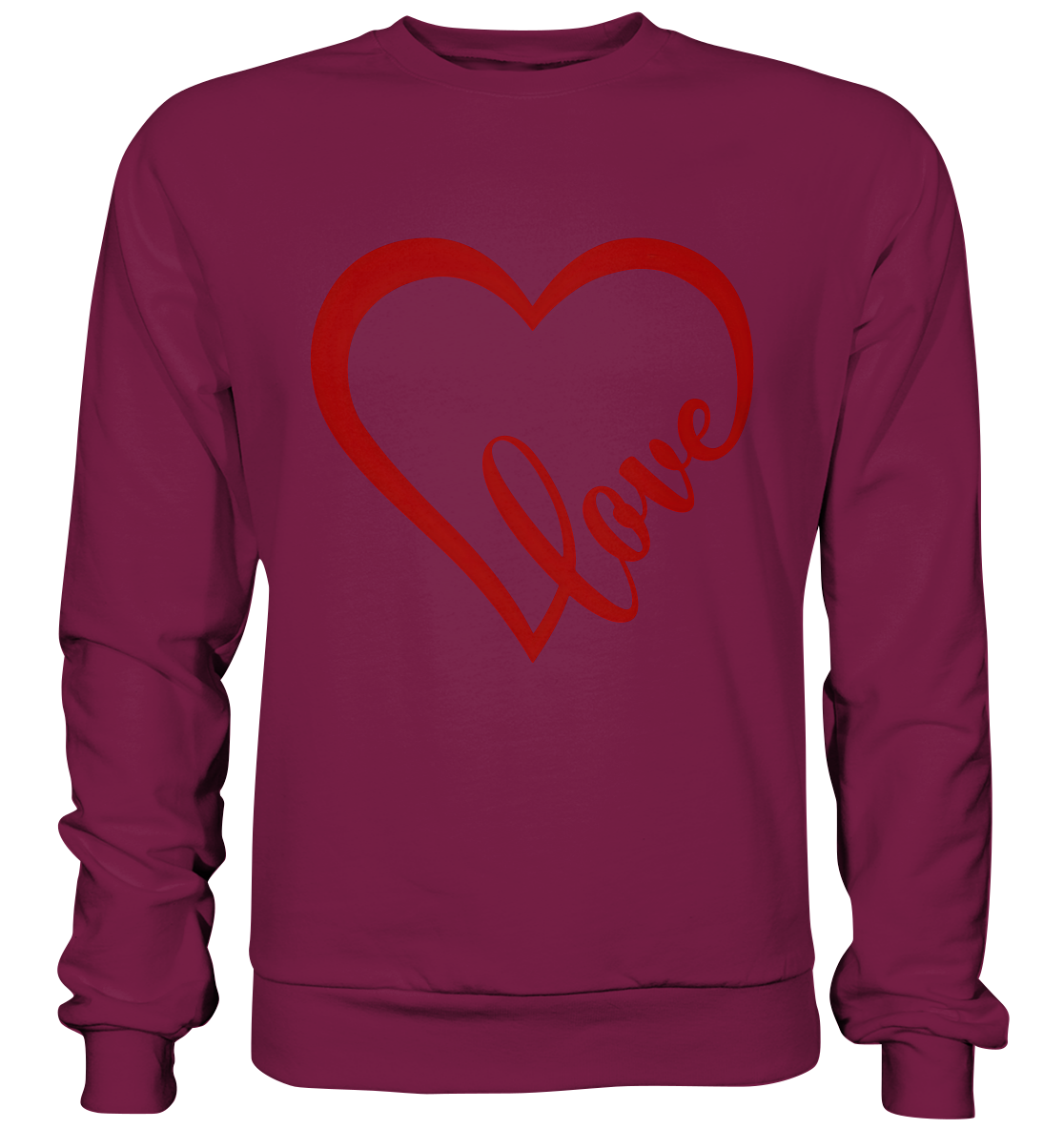 Love Unisex Sweatshirt - Love Heart - Sinjenvibes