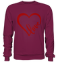 Love Unisex Sweatshirt - Love Heart - Sinjenvibes