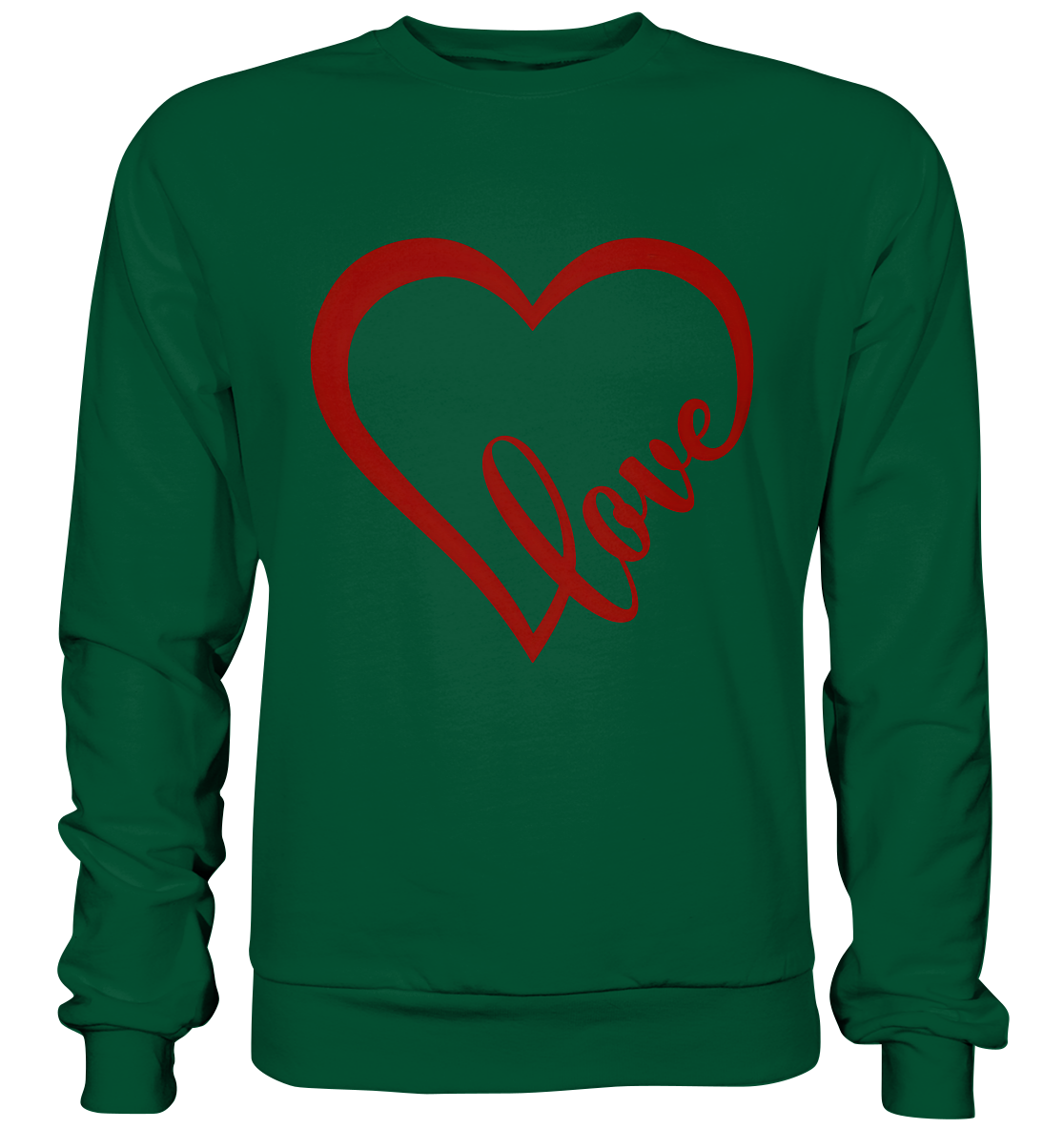 Love Unisex Sweatshirt - Love Heart - Sinjenvibes