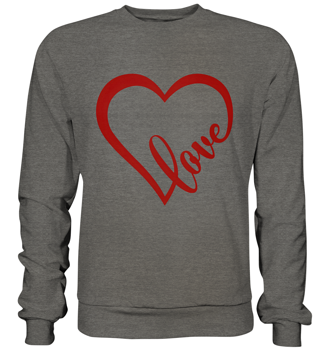 Love Unisex Sweatshirt - Love Heart - Sinjenvibes