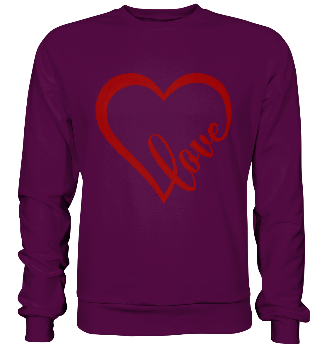 Love Unisex Sweatshirt - Love Heart - Sinjenvibes