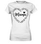 Mama Ladies Premium Tshirt - Mama Herz - Sinjenvibes