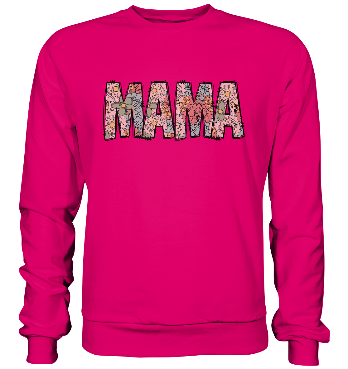 Mama Unisex Sweatshirt - Mama Flower - Sinjenvibes