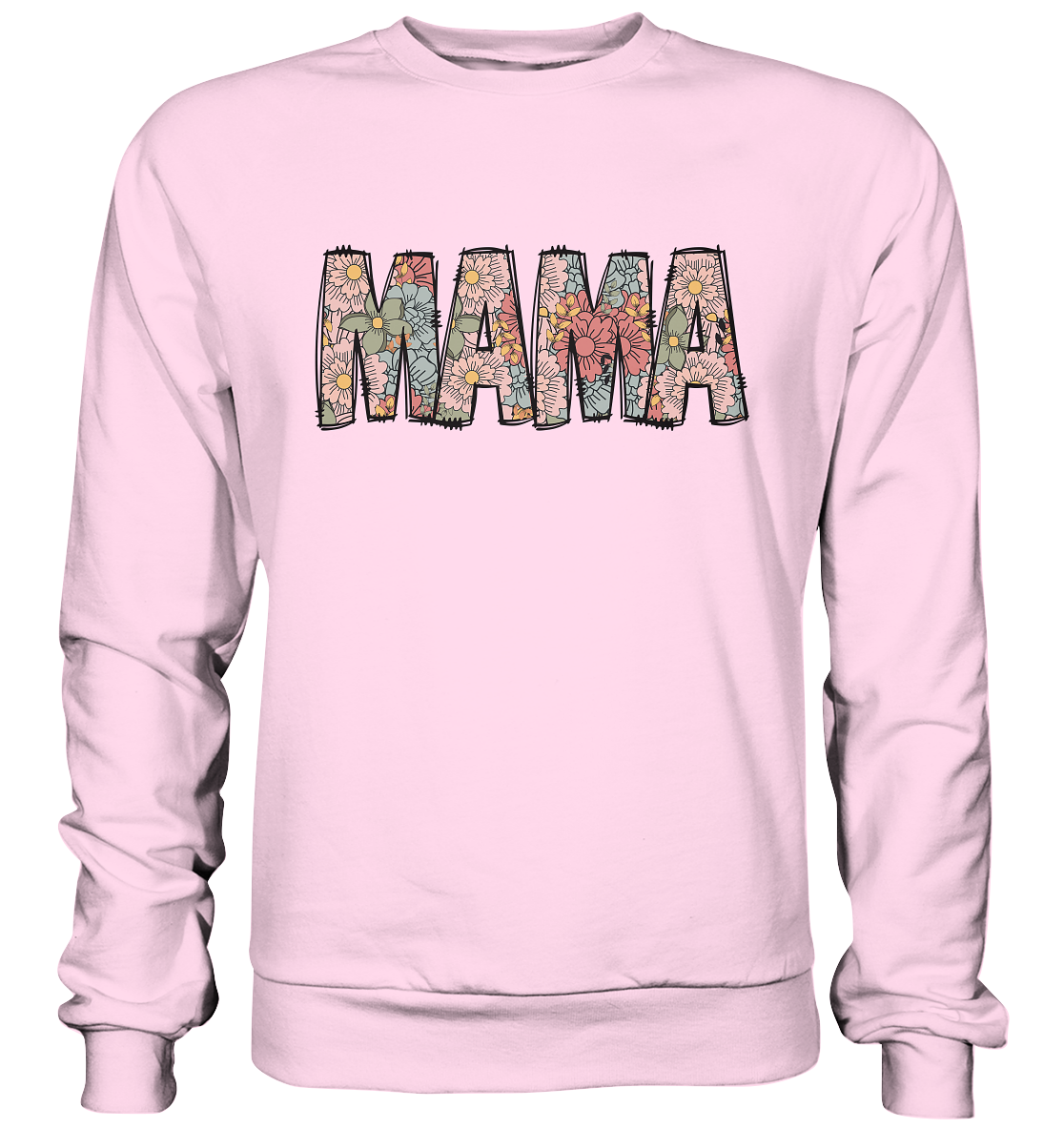 Mama Unisex Sweatshirt - Mama Flower - Sinjenvibes