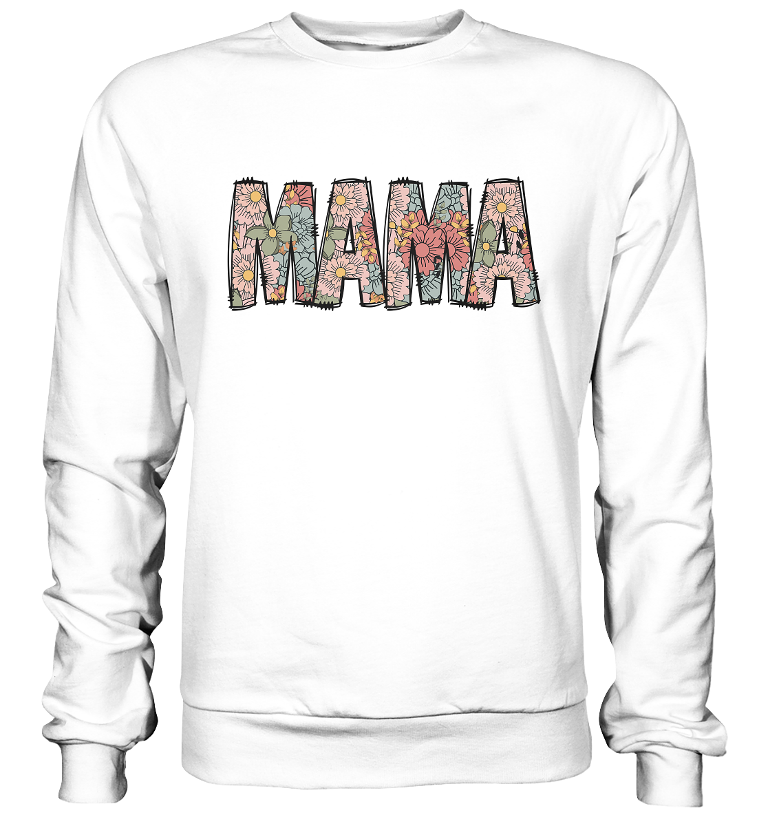 Mama Unisex Sweatshirt - Mama Flower - Sinjenvibes