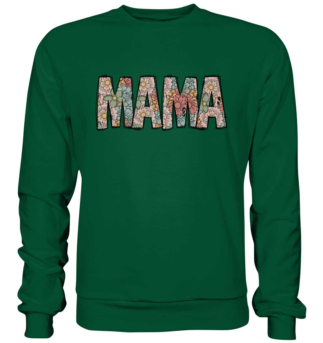 Mama Unisex Sweatshirt - Mama Flower - Sinjenvibes