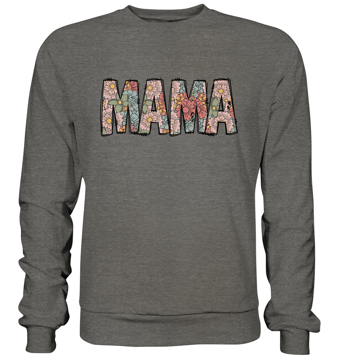 Mama Unisex Sweatshirt - Mama Flower - Sinjenvibes