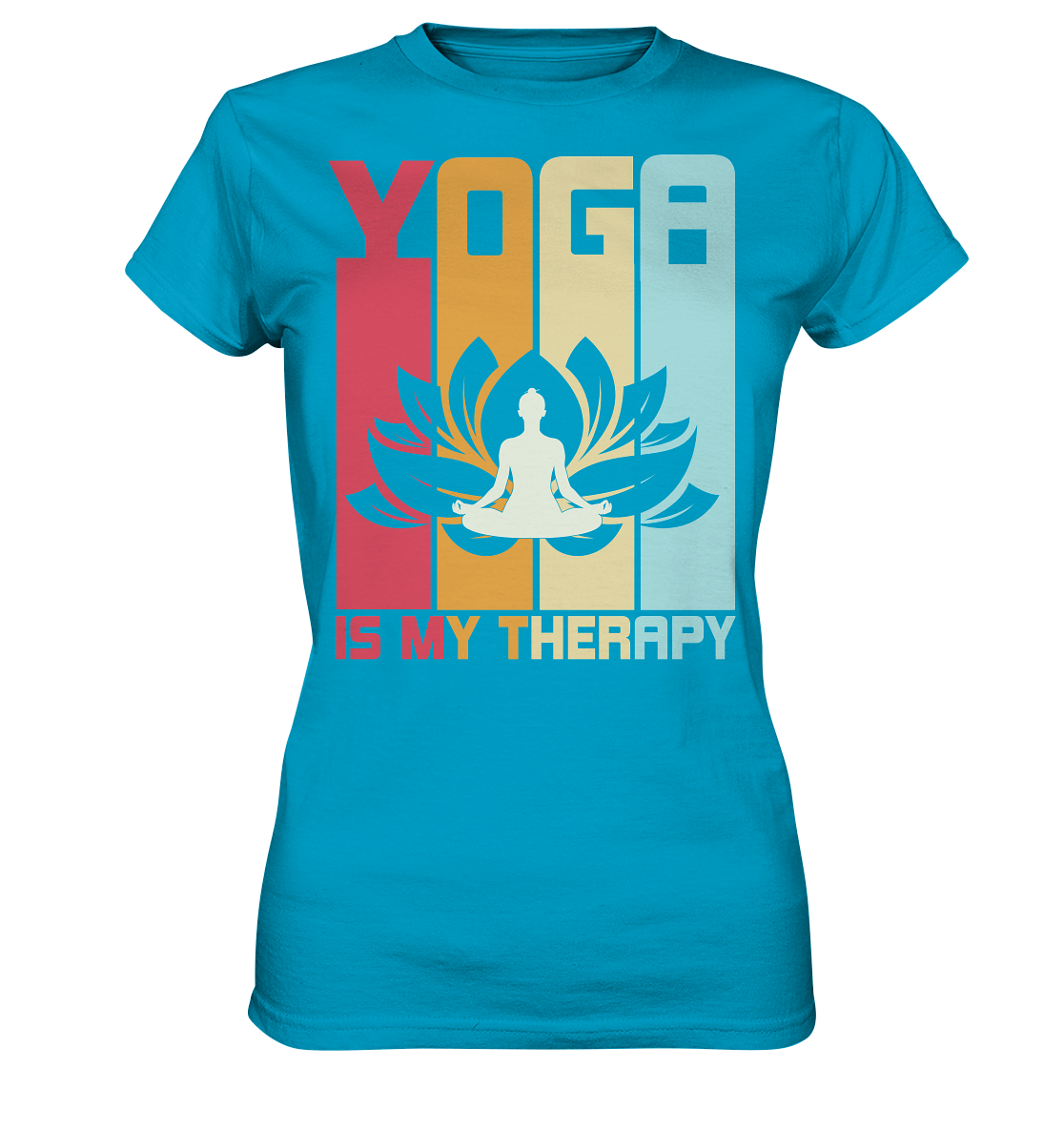 Zenvibes Tee Ladies Premium Tshirt - Yoga Therapy - Sinjenvibes